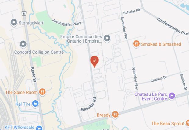 Our GTA Welding Superstore on a map, 201 Basaltic Rd Unit A, Concord, ON L4K 1G4